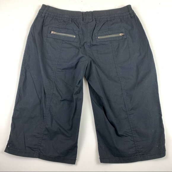 CHICO'S Black Long Bermuda Shorts - Picture 10 of 11